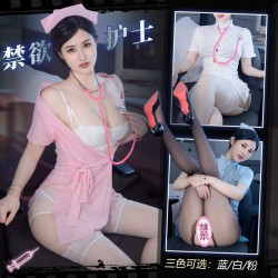 【情趣內(nèi)衣】霏慕禁欲護(hù)士綁帶收腰連衣裙6801